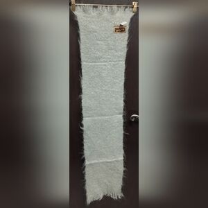 Soft Fuzzy Scarf in Light Sage Green